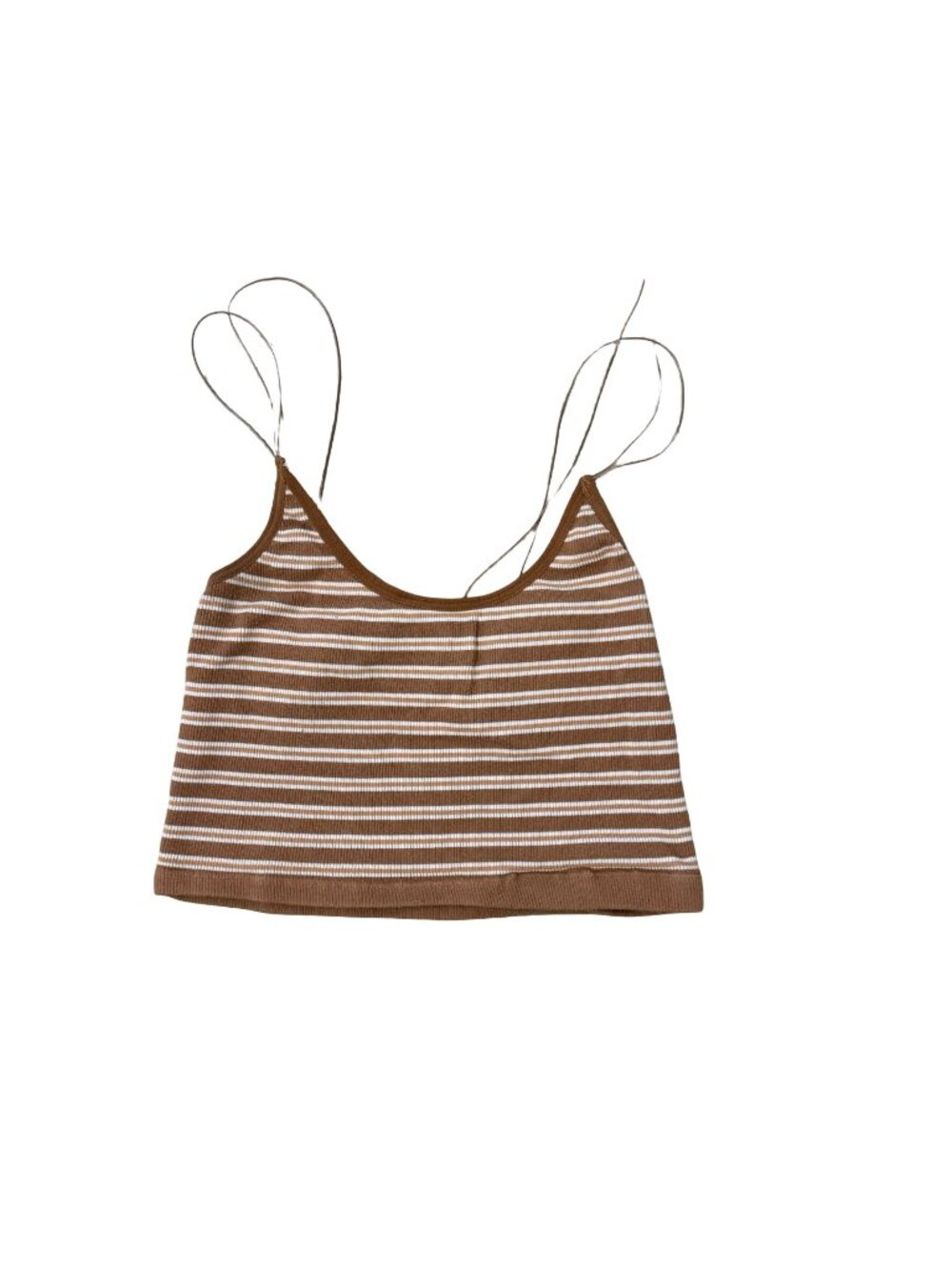 Urban Outfitters Striped Cropped Spaghetti Strap Tank Top